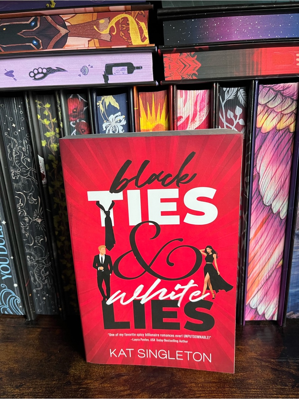 Black Ties & White Lies by Kat Singleton Deluxe Paperback